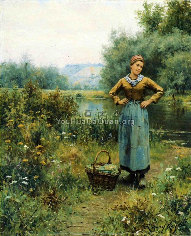 Girl in a Landscape - 丹尼尔·李奇微爵士